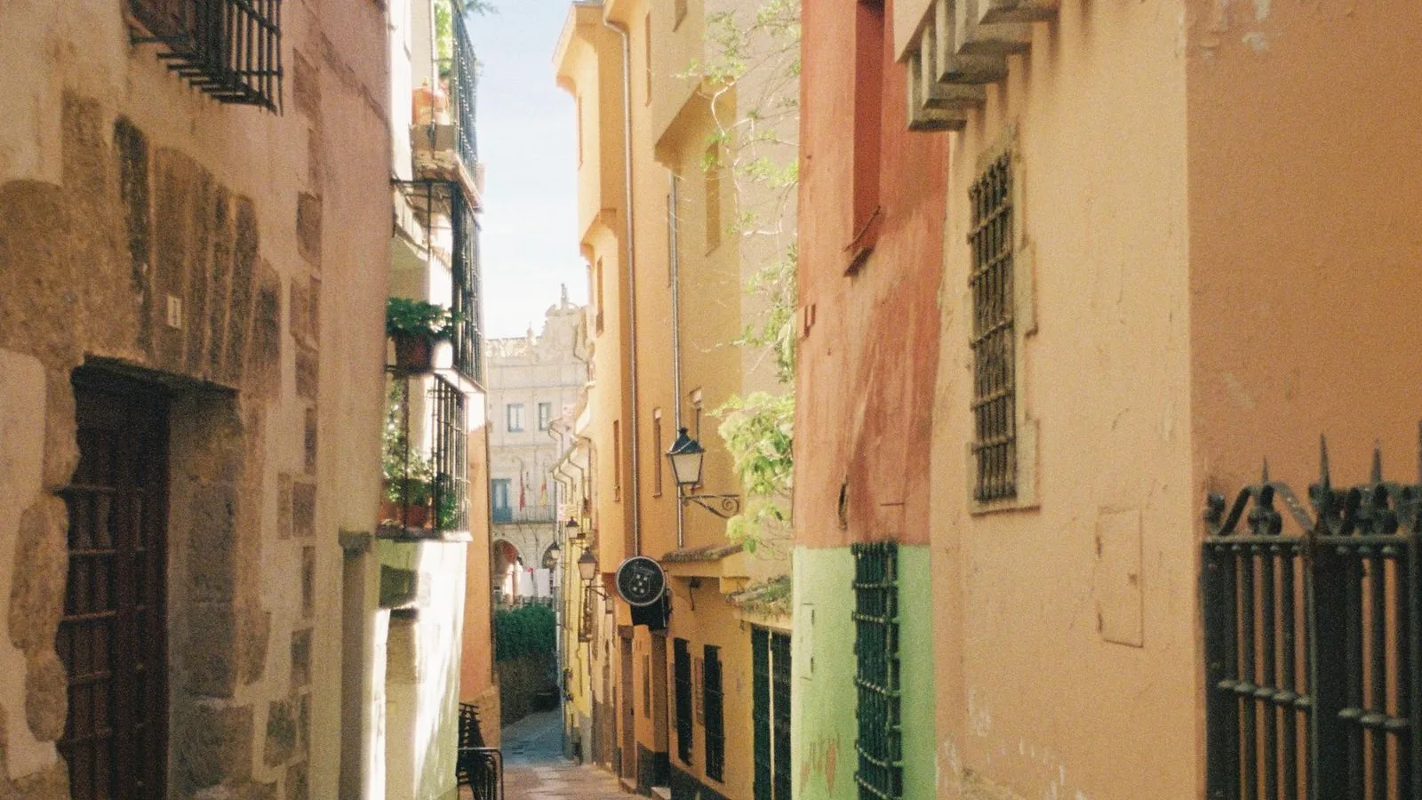 A street in the centre of a Catalan city, the setting of small businesses in Sabadell
